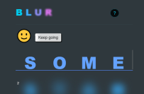 Blur Wordle