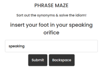 Phrase Maze