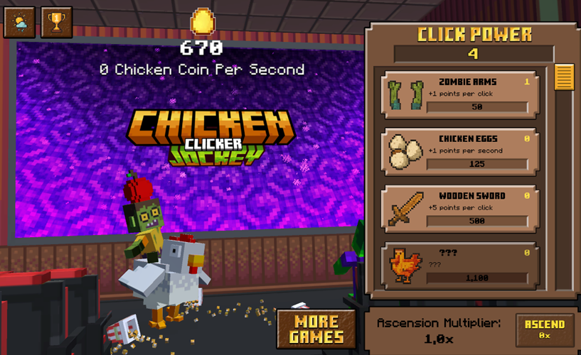 Chicken Jockey Clicker